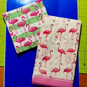 8 Flamingo Decoupage Napkins